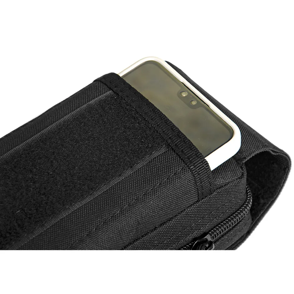 Bolsa de herramientas táctica Molle 600D de nailon EDC, chaleco de cintura, bolsa compacta, paquete para hombres, funda de caza para teléfono móvil al aire libre, Airsoft - imagen 2