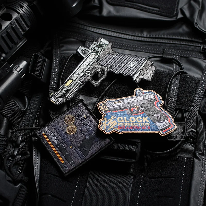 Te veo parche bordado prevalece sobre el mal salir del camino G34 riqueza destemido valiente táctico para decoración de bolsas de ropa - imagen 3