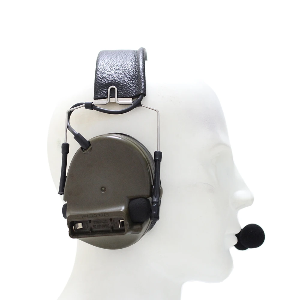 Auricular militar de silicona para caza, de doble paso orejera, reducción de ruido, Comtac III - imagen 2