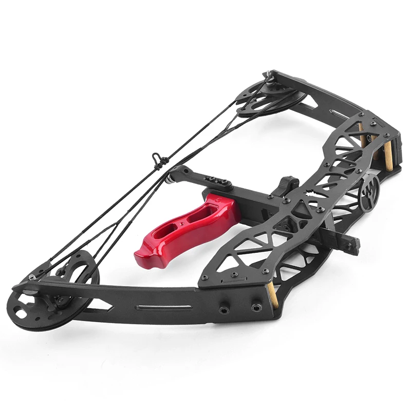 Arco compacto de tiro con arco, Mini Polea De 25lbs, mira izquierda y derecha para principiantes al aire libre, accesorios de caza y tiro de pesca - imagen 2