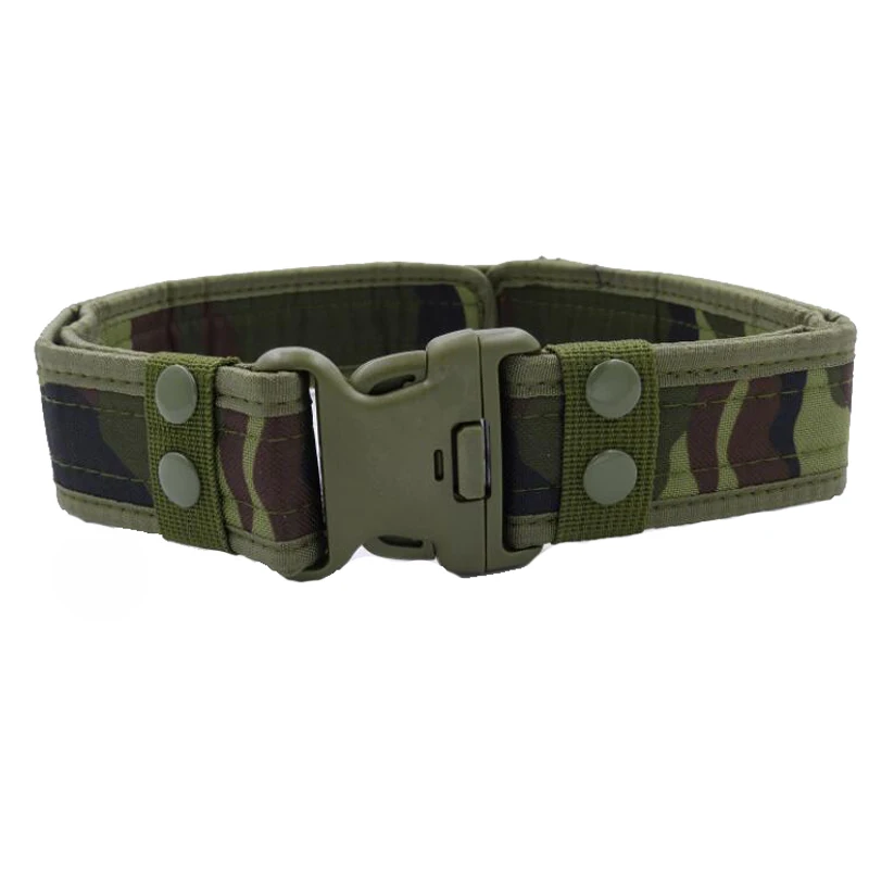Cinturón táctico ajustable lona para Airsoft, caza y outdoor