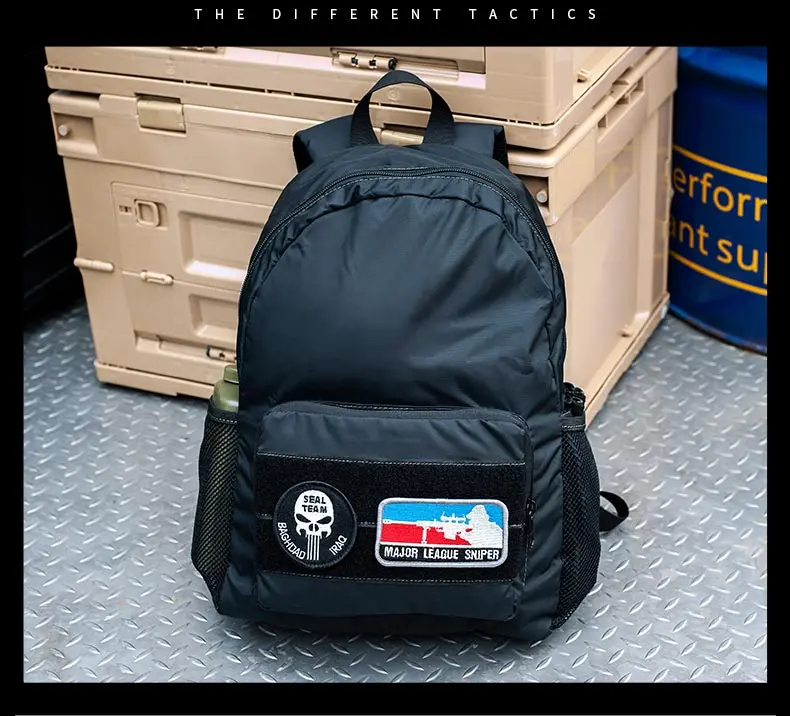 NUEVA mochila plegable táctica para hombres y mujeres, bolsa de emergencia plegable portátil para exteriores - imagen 5