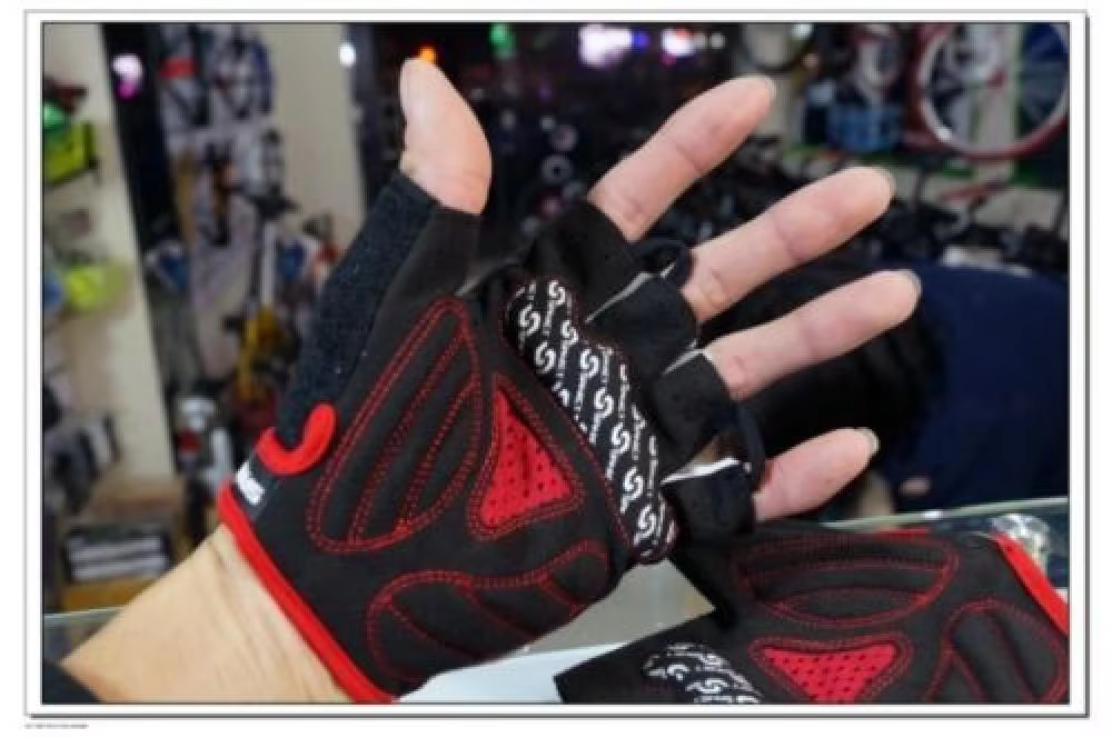 Guantes de GEL antideslizantes para deportes al aire libre, de silicona, esqueleto de medio cráneo, novedad - imagen 3