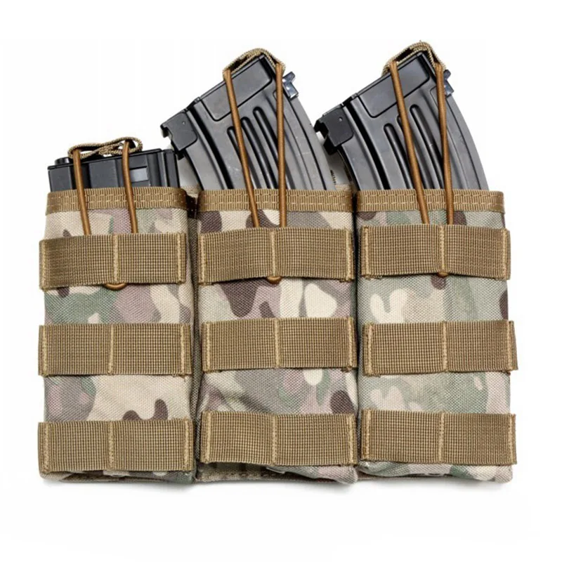 Bolsa táctica AK AR M4 AR15 Molle para revistas, bolsa para Paintball, Airsoft, accesorios de caza - imagen 2