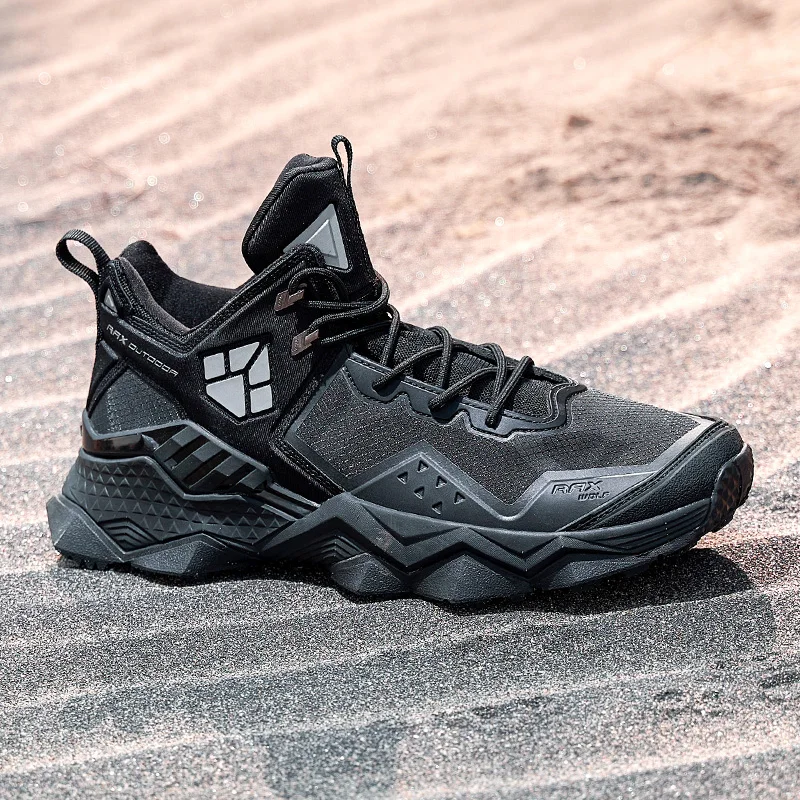 Rax zapatos de senderismo para hombre, zapatos de escalada para deportes al aire libre, zapatos de caza, zapatillas de Trekking cálidas, botines, zapatos tácticos impermeables - imagen 3