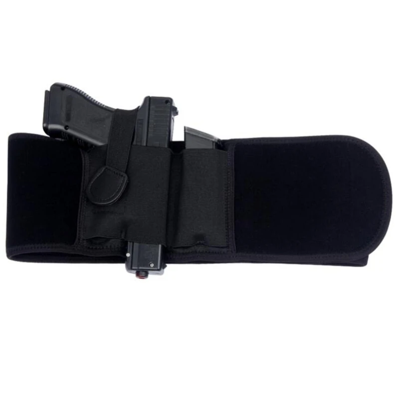 Funda de pistola de mano derecha e izquierda para Glock 19 Beretta, banda para el vientre de caza, transporte táctico oculto - imagen 5