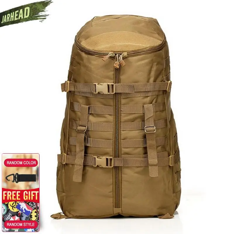¡Grande! Mochila de asalto táctica militar de 55L, mochila grande para acampar al aire libre, caminar, senderismo, deporte, multifunción - imagen 5