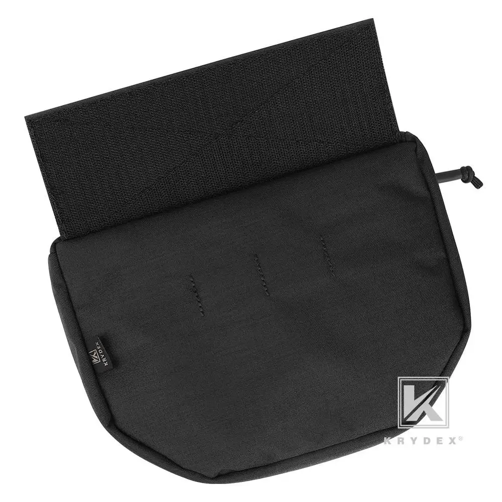 KRYDEX-bolsa táctica negra colgante, riñonera, bolsa de almacenamiento al aire libre para JPC AVS CPC APC, chaleco portador de placa - imagen 2