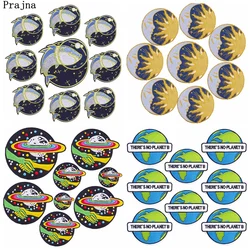 Prajna Parches Termoadhesivos Bordados – Insignias Redondas