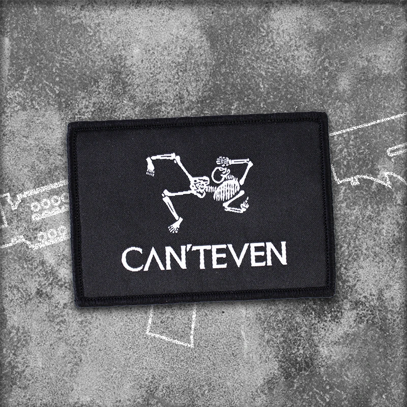 Parche bordado táctico de esqueleto no puede incluso tengo nada para decir, brazalete táctico para ropa, bolsa, decoración de sombrero - imagen 2