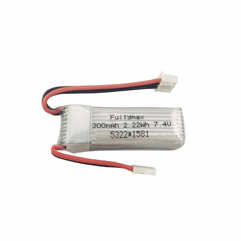 Batería Lipo de 7,4 V, 300mAh, 25C para XK DHC-2 A600 A700 A800 A430, batería de repuesto de 7,4 V para WLToys F959 RC avión RTF - imagen 3