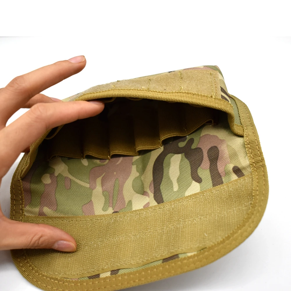 Bolsa táctica militar para munición, accesorios de caza, 12 rondas, EDC, Airsoft, Bandolier, calibre 12, escopeta, carcasa de bala - imagen 3
