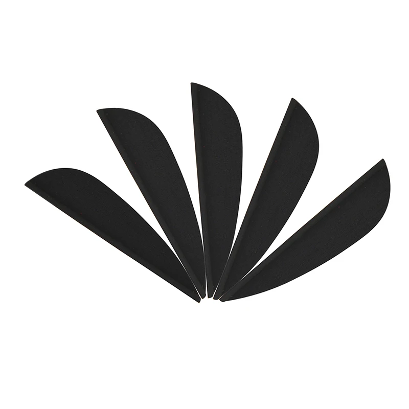 Pluma de tiro con arco de plástico, pluma de goma de 8 colores, flecha artesanal, 100 piezas - imagen 5