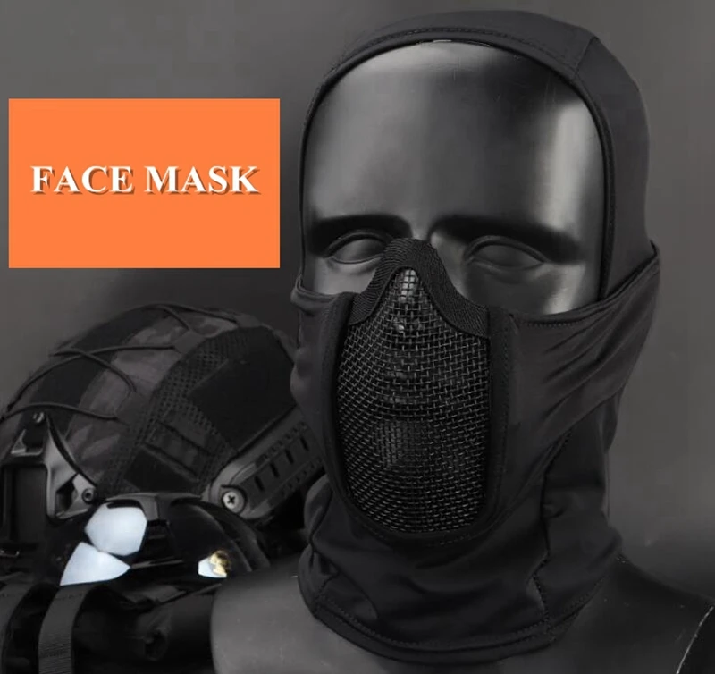 Pasamontañas Airsoft CLUSGO - Vista superior