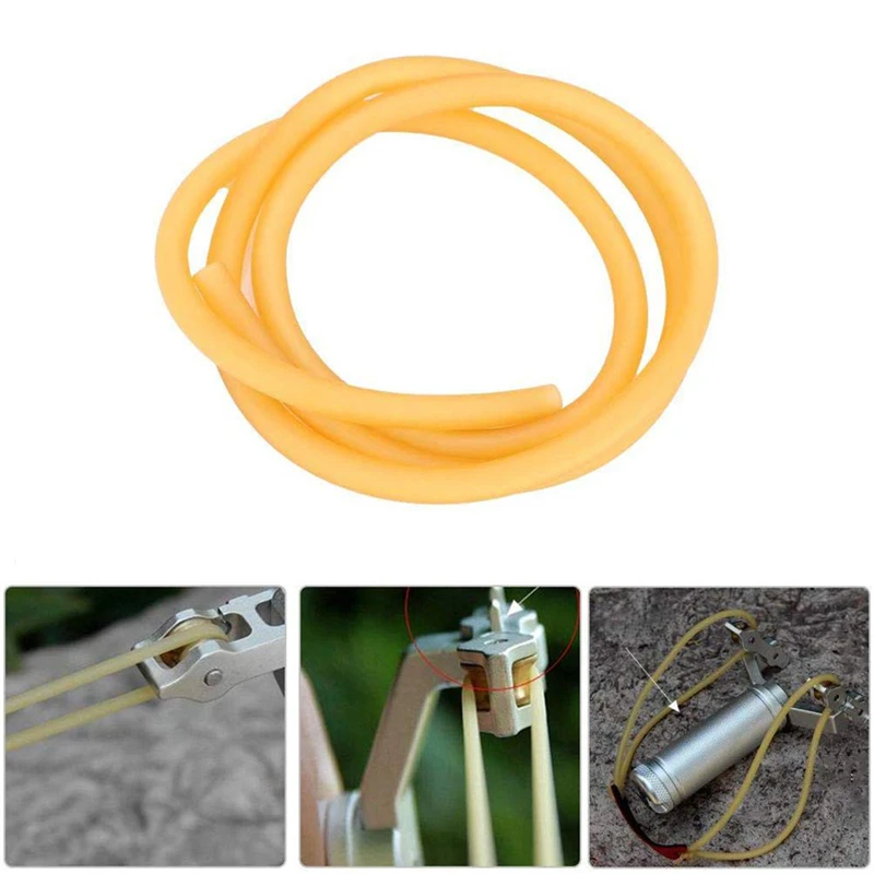 Tirachinas de látex Natural, tubo de goma elástico de 3mm x 5mm, accesorios de banda de goma para caza y Tiro, herramienta para arco de catapulta, 1/3/5M - imagen 5
