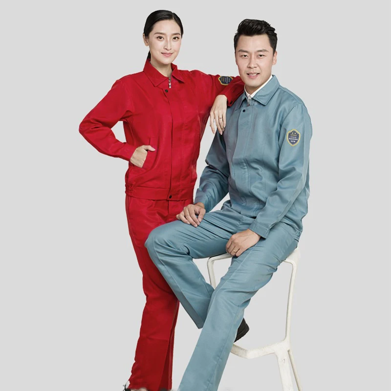 Ropa de trabajo protectora para hombre y mujer, uniforme de seguridad para trabajadores, mecánica, alcalina, antiácida y antiestática, M-4X - imagen 2