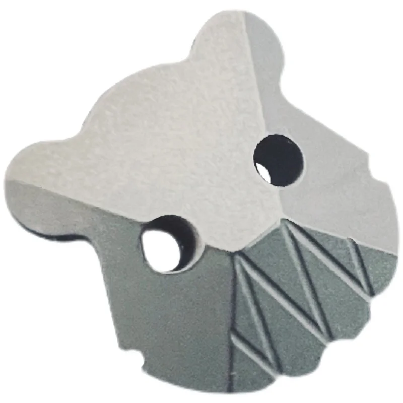 Colgante de cabeza de oso de guerra de aleación de titanio, colgante de cuello de teléfono móvil ajustable Edc, llavero, colgante de cuchillo - imagen 5