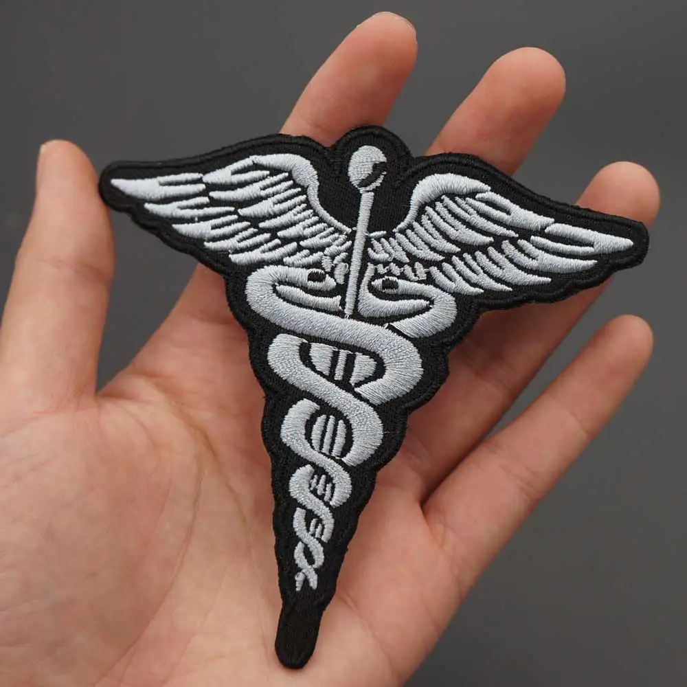 Cetro Snake táctico Samural militar bordado parche ejército táctico Boost moral insignia para bolso chaqueta brazo sombrero - imagen 2