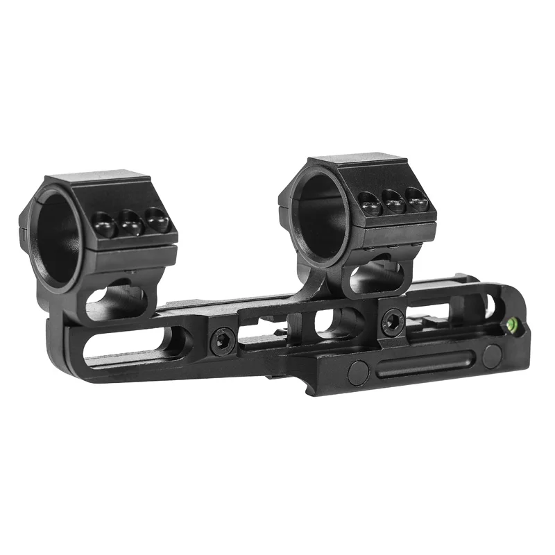 Anillos de alcance ajustables de una pieza, anillos dobles de 25,4mm/30mm, montaje de alcance Picatinny extraíble con nivel de burbuja, accesorios de alcance - imagen 5