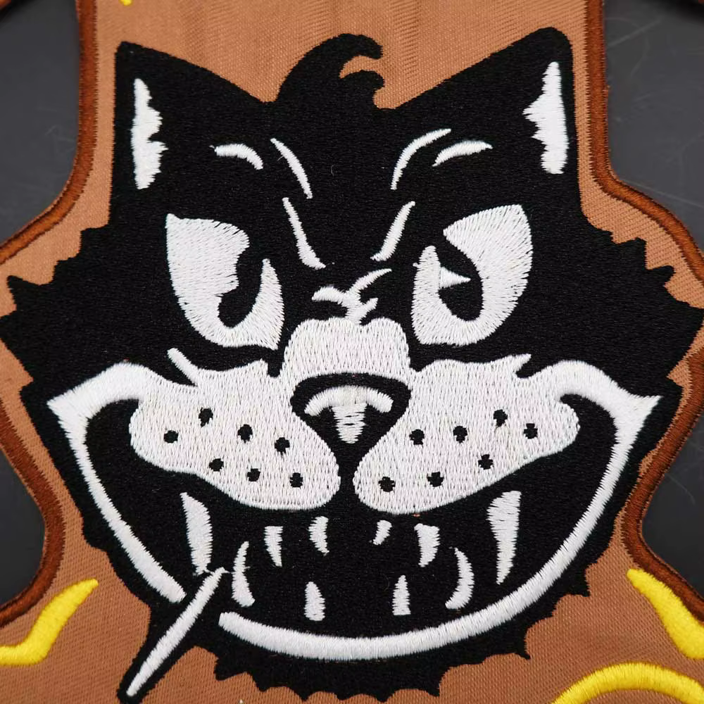 ATOM CATS Parche bordado motero grande para coser o planchar - imagen 5