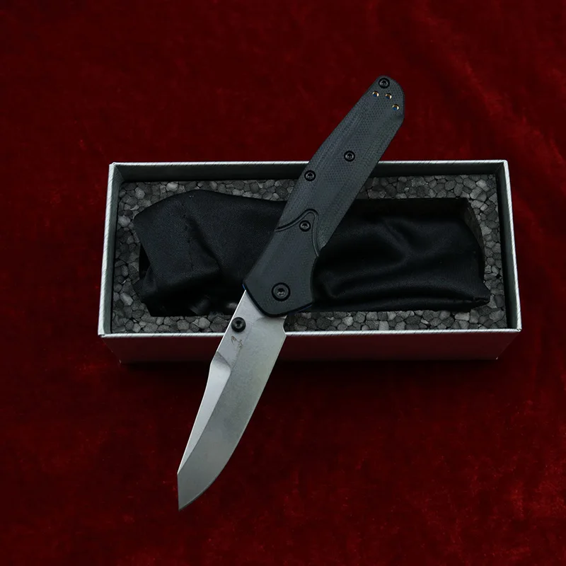 Cuchillo plegable Mark S30V G10 hoja para EDC camping y caza - imagen 2