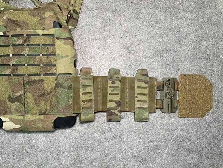 Chaleco táctico con botón a presión magnético, lado especial elástico de sello de cintura de extracción rápida, 4020 - imagen 3