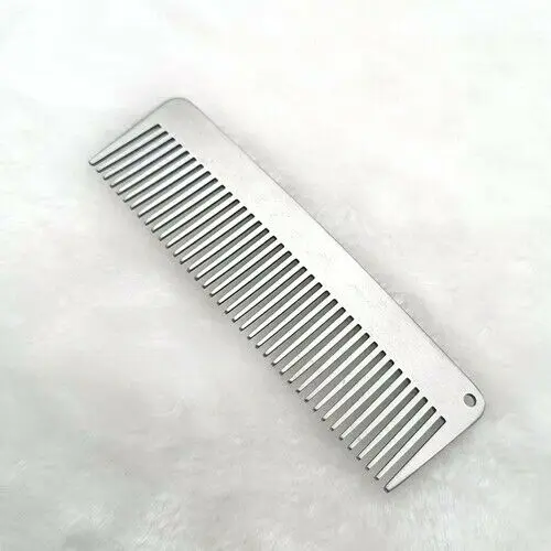 Cepillo de pelo antialérgico antiestático anticorrosión con peine de aleación de titanio - imagen 4