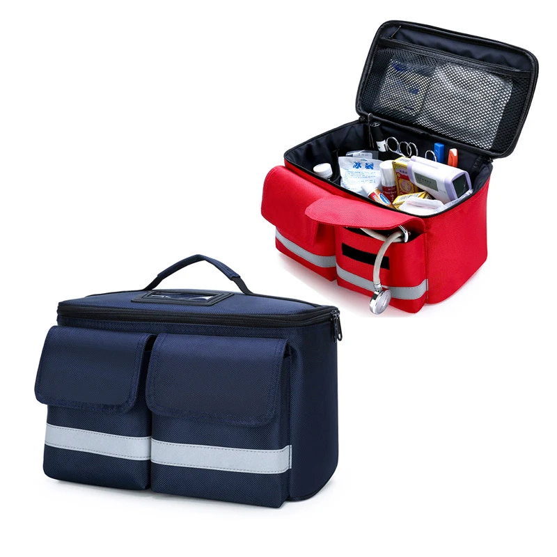 Bolsa de primeros auxilios vacía, bolsa médica portátil e impermeable para coches al aire libre, Kit de supervivencia de emergencia, bolsa de viaje para acampar, envío gratis, 2021 - imagen 5