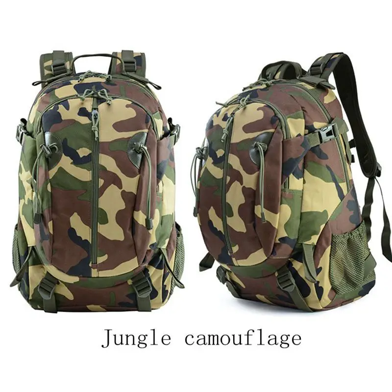 Mochila para deportes de senderismo al aire libre, mochila táctica militar CS para acampar, bolsa militar de camuflaje con espalda suave multifuncional para caza - imagen 5