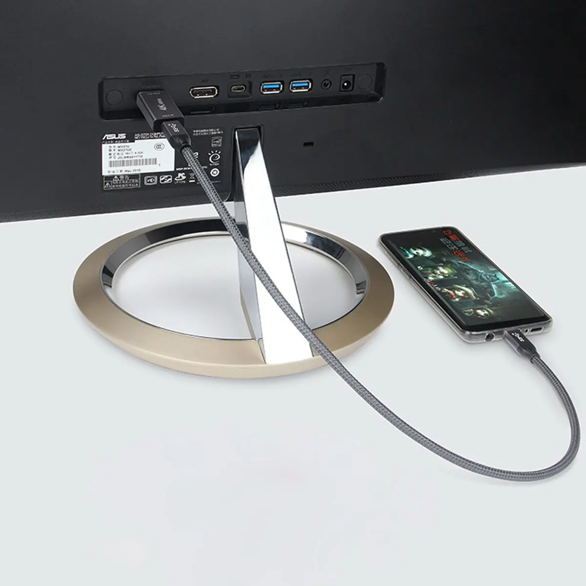 Cable de USB-C tipo C hembra a Displayport DP Sink HDTV, Adaptador 4K, 60hz, 100 p, 10Gbps, 1080 W, para tableta, teléfono y ordenador portátil - imagen 4