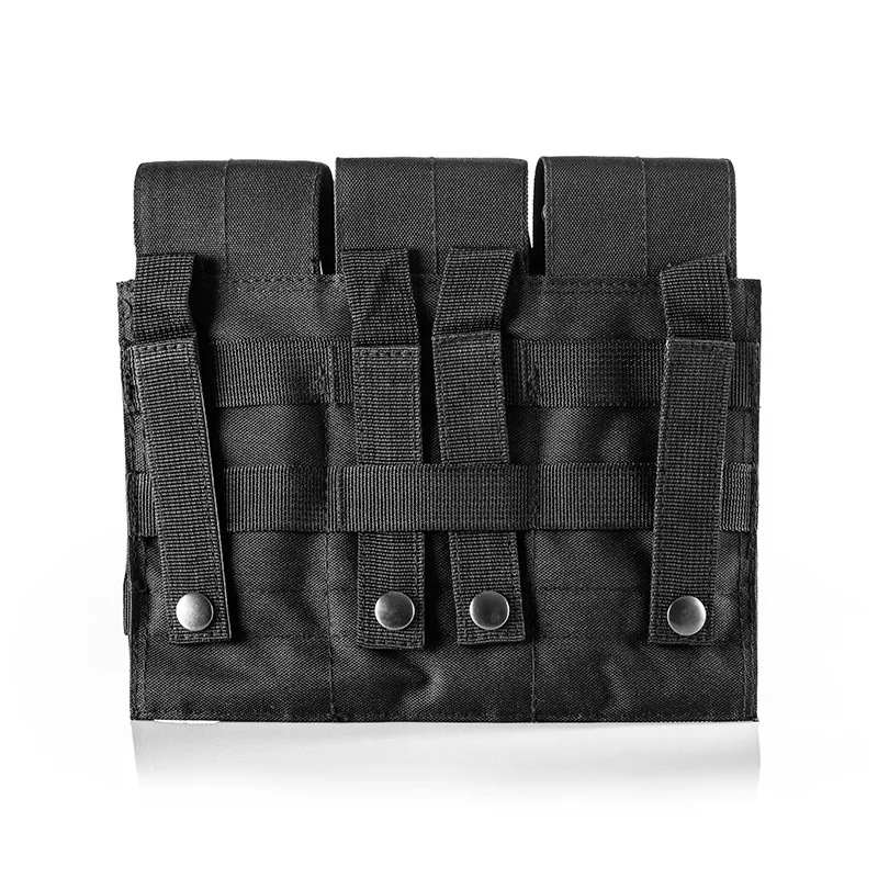 Bolsa de revistas de nailon 1000D Universal de 3 bandas, bolsa de revistas tipo Flip, pistola de aire militar, equipada con bolsa de revistas táctica militar - imagen 2