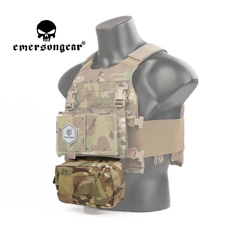 EMERSONGEAR-bolsa de acción táctica, paquete Mag, bolsas de herramientas Magzine, Airsoft, caza, tiro, chaleco al aire libre, Panel, parche de gancho y bucle - imagen 3