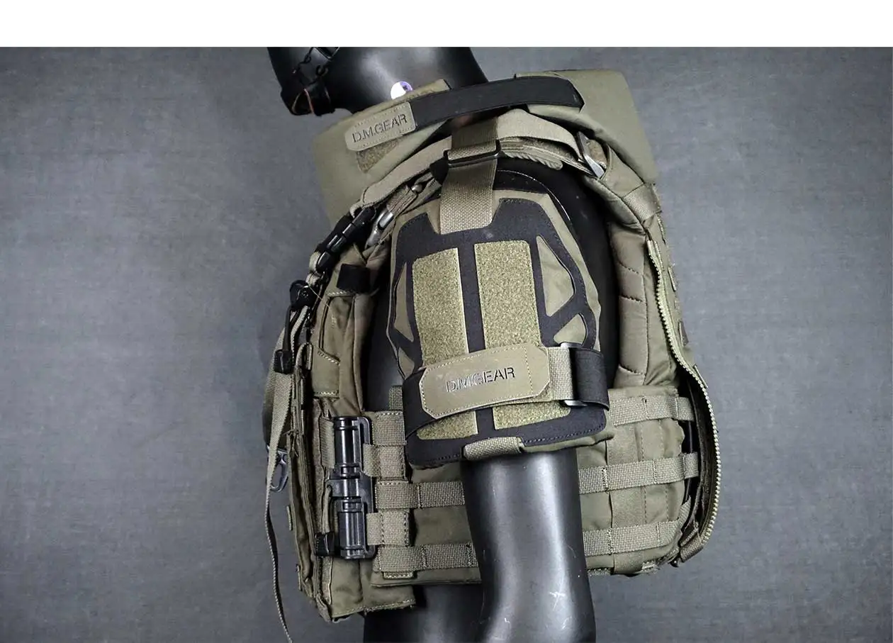 DMGear armadura de hombro equipo de caza táctico chaleco accesorio protección Airsoft Molle Nylon Universal - imagen 3