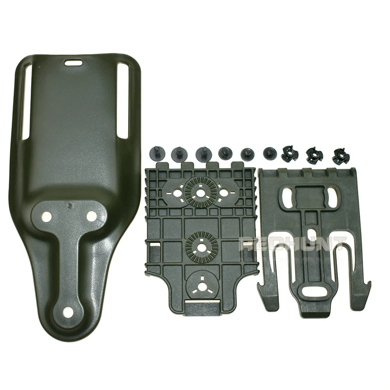 Accesorios para pistola Hoster, adaptador de bucle de cinturón de medio recorrido, Kit de bloqueo de bucle de cinturón Universal de paseo bajo - imagen 5