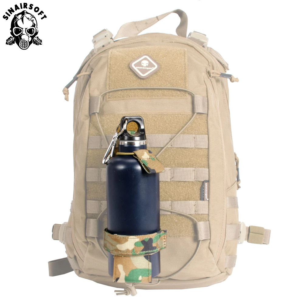SINAIRSOFT-bolsa táctica militar deportiva MOLLE, bolsa de agua de nailon para botella de agua, bolsa de escalada duradera para viajes y senderismo - imagen 4