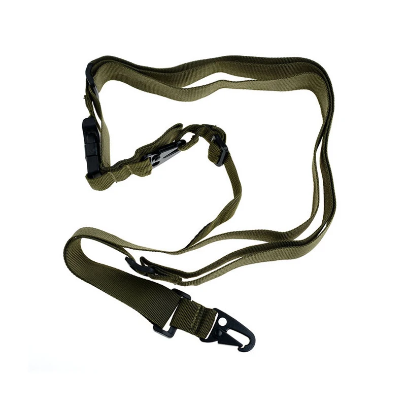 Eslinga para Rifle de 3 puntos, cinturón de caza Airsoft, equipo elástico táctico, correa para pistola, eslinga de supervivencia para acampar al aire libre - imagen 2