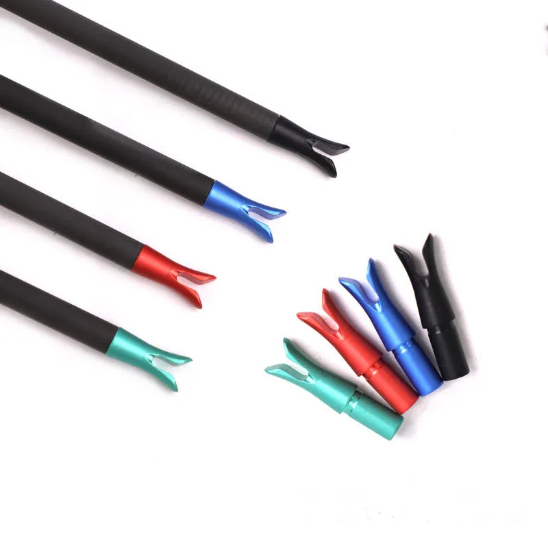 Flecha de inserción de aleación de aluminio para tiro con arco, accesorio recurvo compuesto de eje de flecha de 6,2mm, 3 piezas, 6,2mm - imagen 3