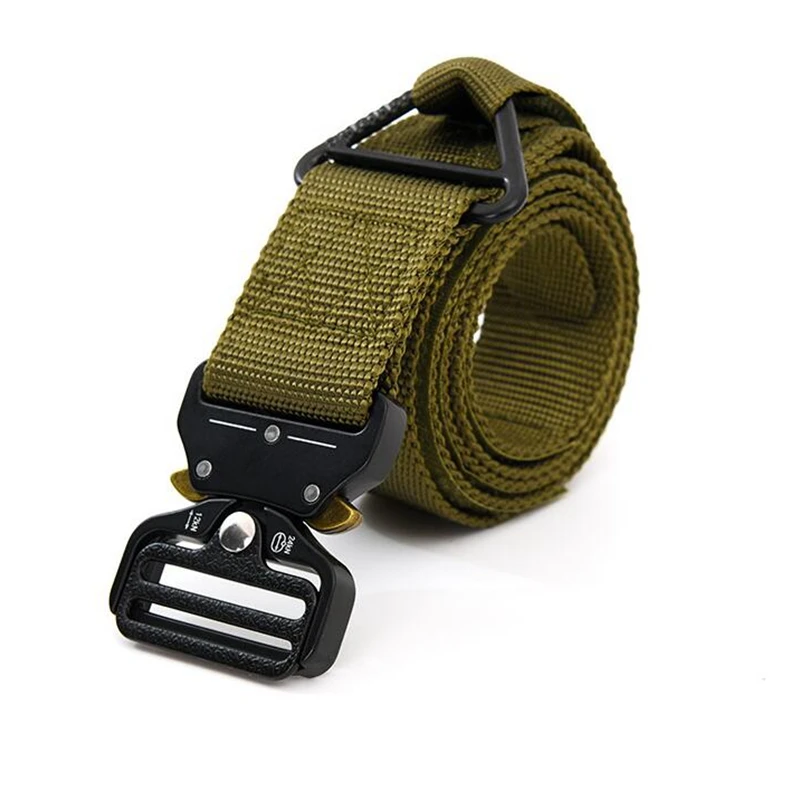 Cinturón táctico Unisex para hombre y mujer, cinturón de nailon para deportes al aire libre, correr, deportes de ocio, montañismo, equipo de entrenamiento de caza - imagen 3