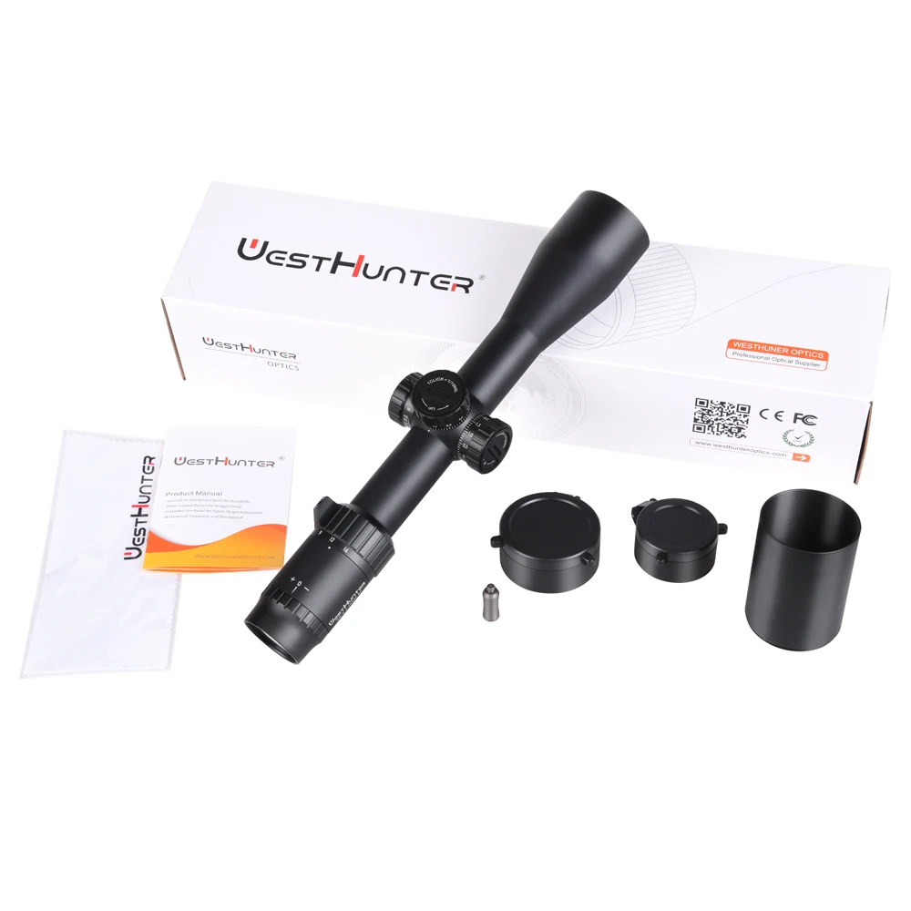 WESTHUNTER HD-S 4-16X44 SF mira telescópica para Rifle de caza Mil Dot mira telescópica táctica con reinicio cero rueda de paralelo lateral miras ópticas - imagen 5