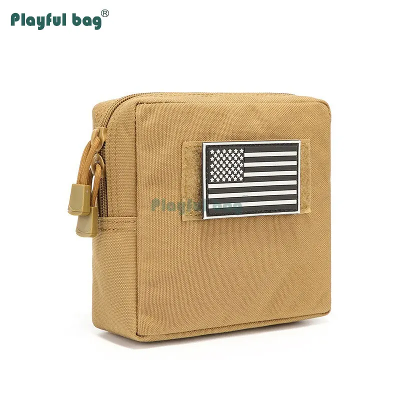 Bolsa de accesorios Molle para exteriores, bolsa multifunción, ligera, de camuflaje, impermeable, AVA12 - imagen 3