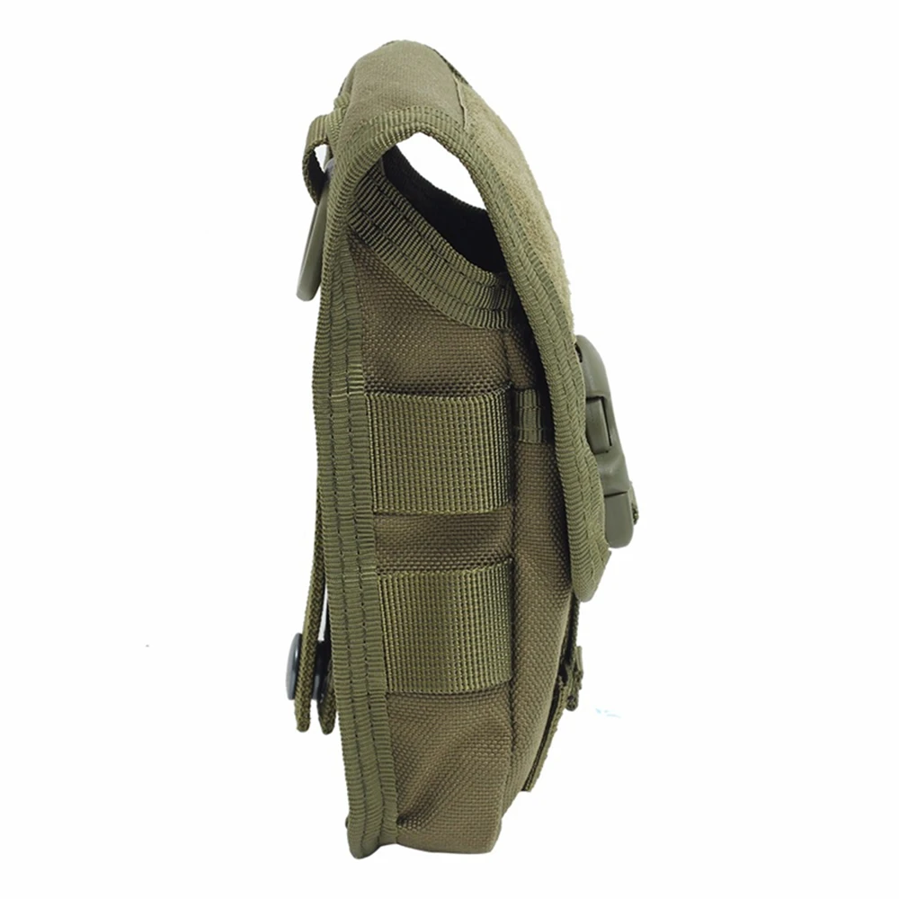 Bolsa táctica para teléfono de doble capa, bolsas Molle de camuflaje para caza, riñonera Molle para caza al aire libre, riñonera, bolsa deportiva para exteriores - imagen 5