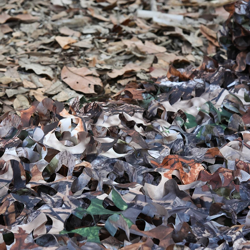 Red de camuflaje oscuro de arce multiusos, sombreado solar, Red a prueba de sol, piscina, pabellón de playa, toldo de jardín - imagen 5