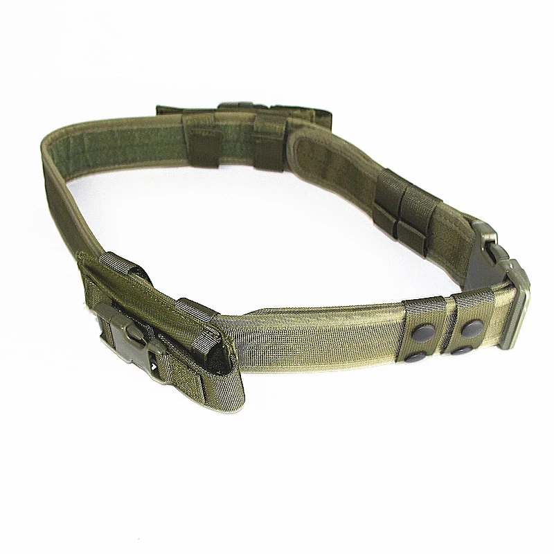 Cinturón táctico de policía de combate ajustable para hombre, bolsa de pistola para revistas, cinturón de nailon de alta resistencia, cinturones militares del Ejército, 2" - imagen 4