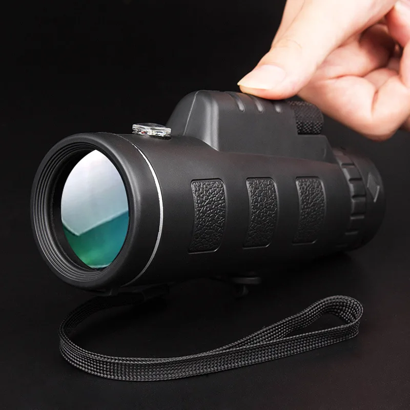 Telescopio Monocular con Zoom de 40x60, alta calidad, resistente al agua, con trípode adjunto y soporte para teléfono inteligente para acampar al aire libre y cazar - imagen 2