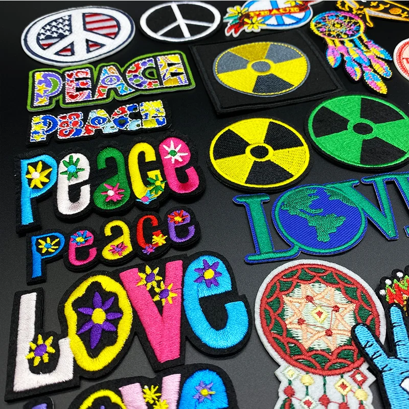 Parches de plumas de Alien earth indias para ropa, insignias de parche Punk, pegatinas para planchar, bordado decorativo, bricolaje, chaqueta, Jeans - imagen 2