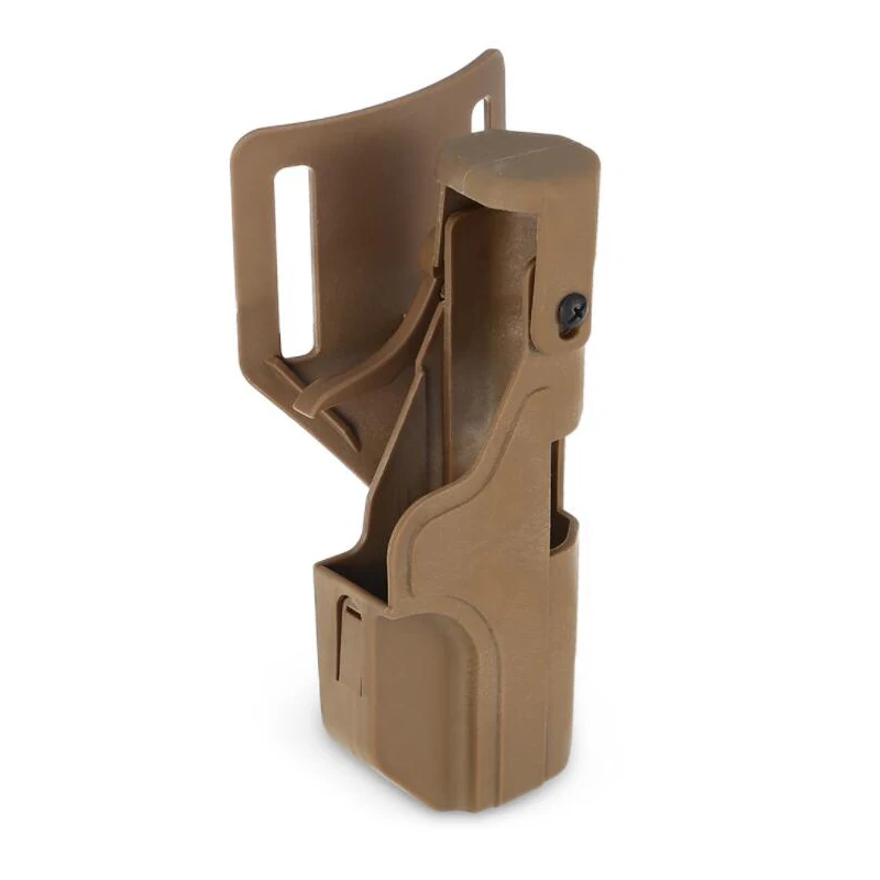 Funda táctica de caza Airsoft, funda de pistola para mano derecha, pierna de caída rápida, cinturón, Glock 17, 19, 22, 23, 31, 32 - imagen 4