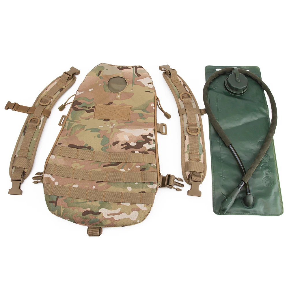 Mochila táctica de hidratación de 2L/2,5l/3L, bolsa militar de agua, para ciclismo, correr, para sistema de bebidas - imagen 3
