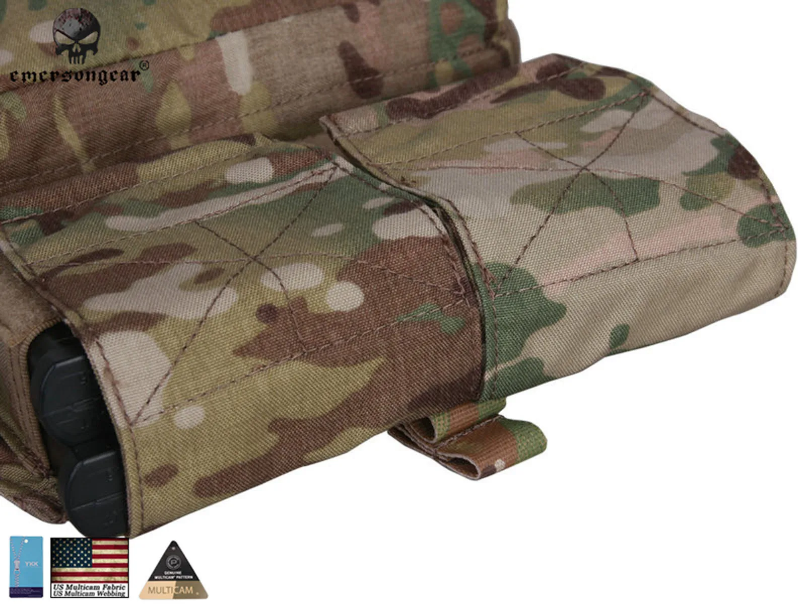 Mochila Emersongear con Panel ZIP para AVS JPC2.0 CPC Emerson chaleco de caza portador de placa Airsoft EM9286 - imagen 4