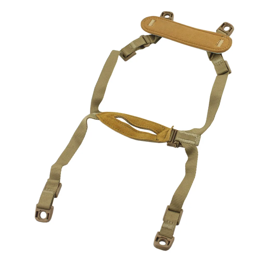 VULPO Tactical MICH ACH sistema de retención de casco suspensión h-nape Correa accesorios para casco - imagen 4