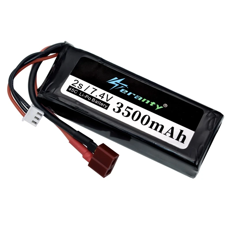 Wltoys originales 144001   Batería Lipo 2s 7,4 V 3500mAh mejorada recargable para Wltoys 1/14 144001   Batería Lipo para barco y coche RC, 1-5 uds. - imagen 4